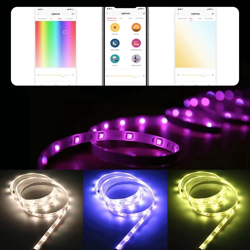 Bande lumineuse Yeelight Auror - Yeelight Light Lightstrip avis et prix